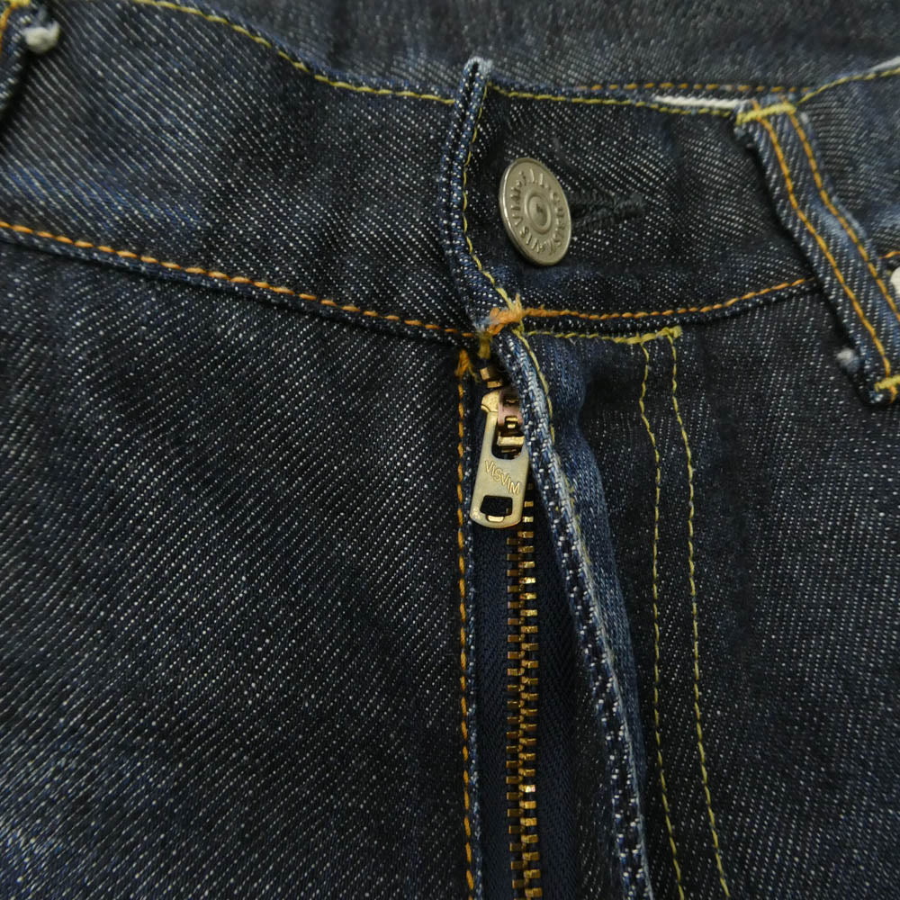 VISVIM ビズビム 16AW 0116205005008 SOCIAL SCULPTURE 04 NON-WASHED ソーシャル スカルプチャー ノンウォッシュド デニムパンツ インディゴブルー系 W32【中古】