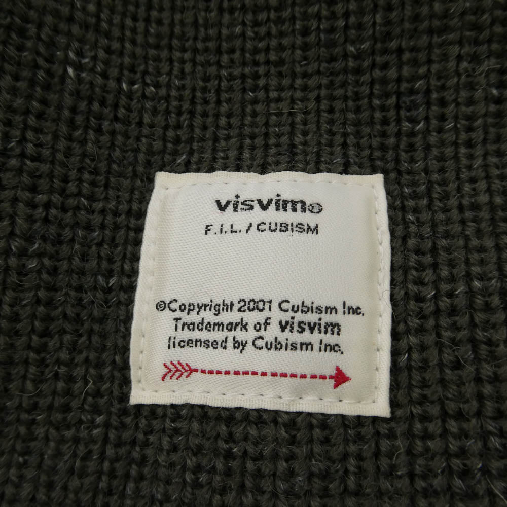 VISVIM ビズビム 21AW 0121203003010 WATCH CAP ワッチ ニットキャップ グレー系 F【中古】