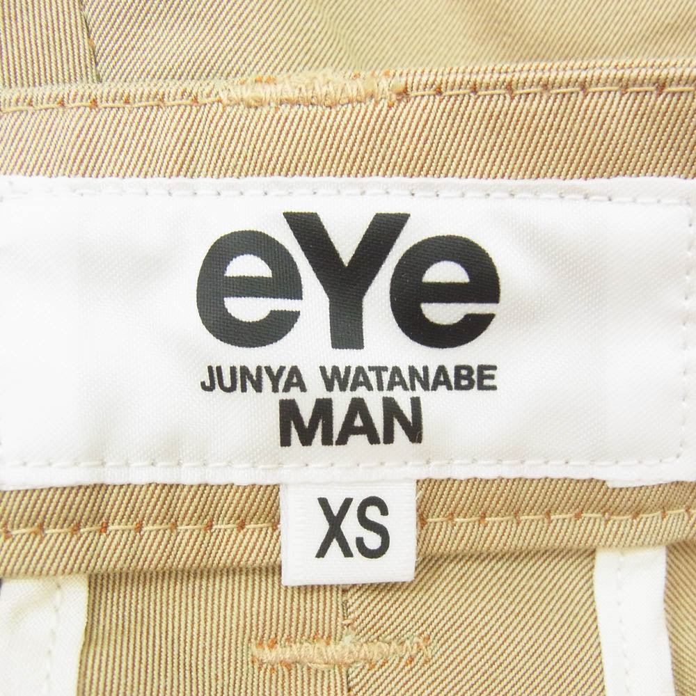 JUNYA WATANABE COMME des GARCONS MAN ジュンヤワタナベコムデギャルソンマン Brooks Brothers ブルックスブラザーズ 2024AW WN-P907 AD2024 × Brooks Brothers ブルックスブラザーズ コットン チノ パンツ ブラウン系 XS【中古】