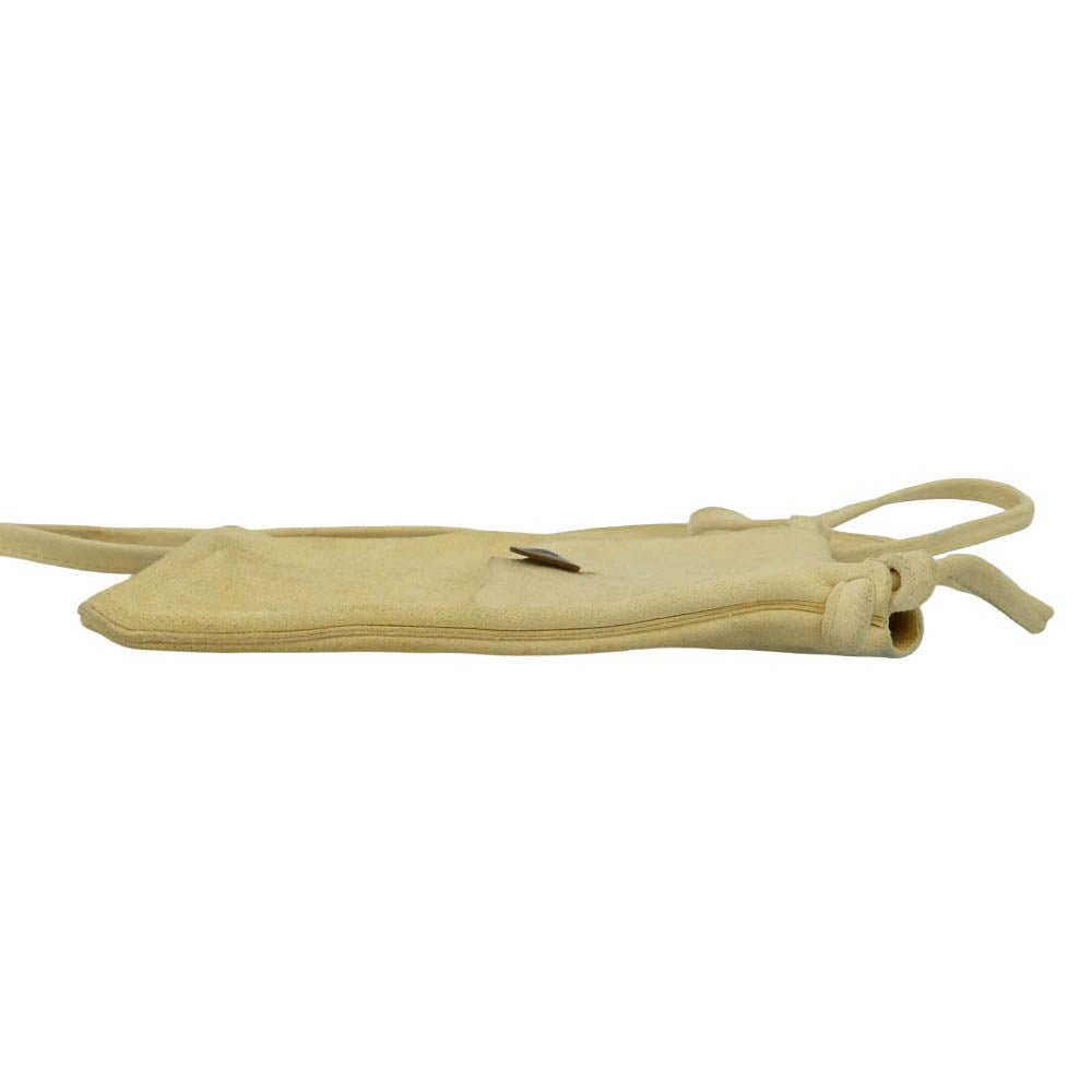 VISVIM ビズビム 0120303003009 MEDICINE BAG M メディスン スエード レザー ショルダー バッグ アイボリー【中古】