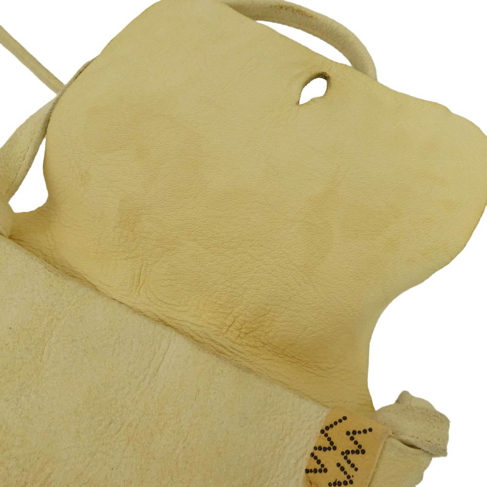VISVIM ビズビム 0120303003009 MEDICINE BAG M メディスン スエード レザー ショルダー バッグ アイボリー【中古】