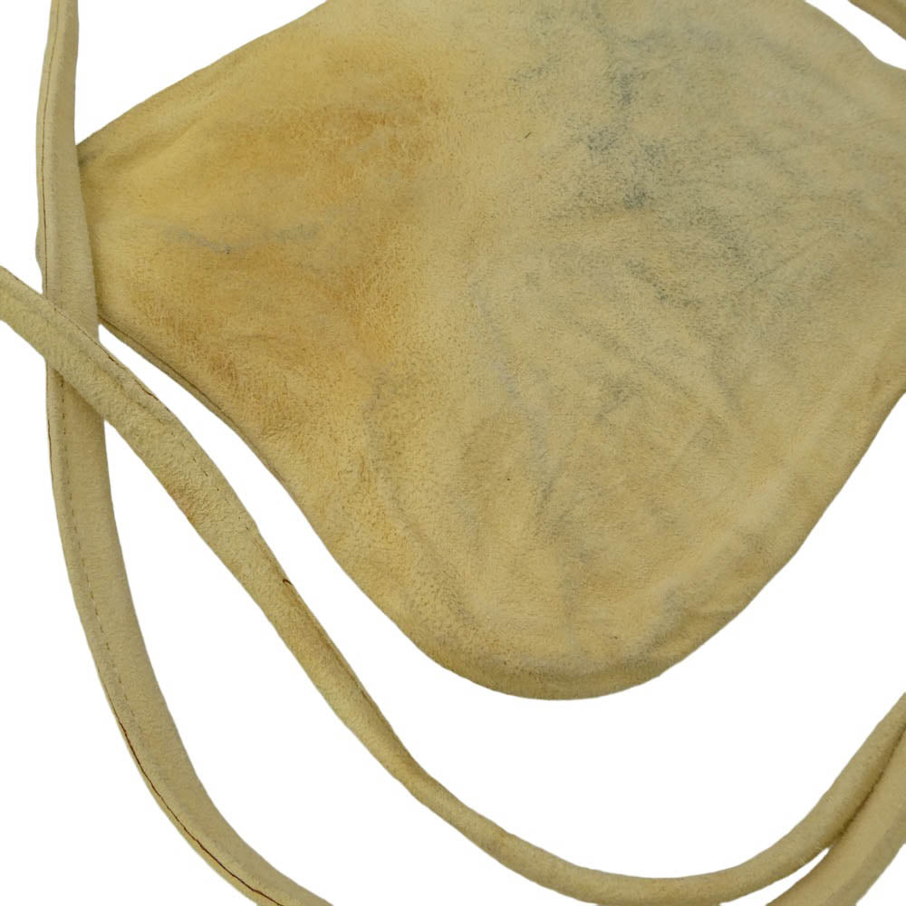 VISVIM ビズビム 0120303003009 MEDICINE BAG M メディスン スエード レザー ショルダー バッグ アイボリー【中古】