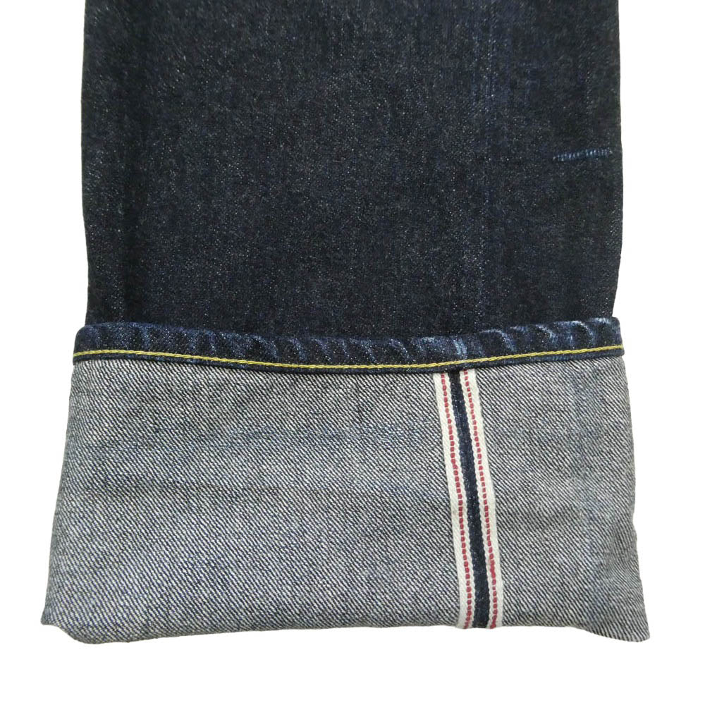 VISVIM ビズビム 21SS 0121105005001 01 RAW SOCIAL SCULPTURE DENIM ロウ ソーシャル スカルプチャー デニム パンツ インディゴブルー系 W34【中古】