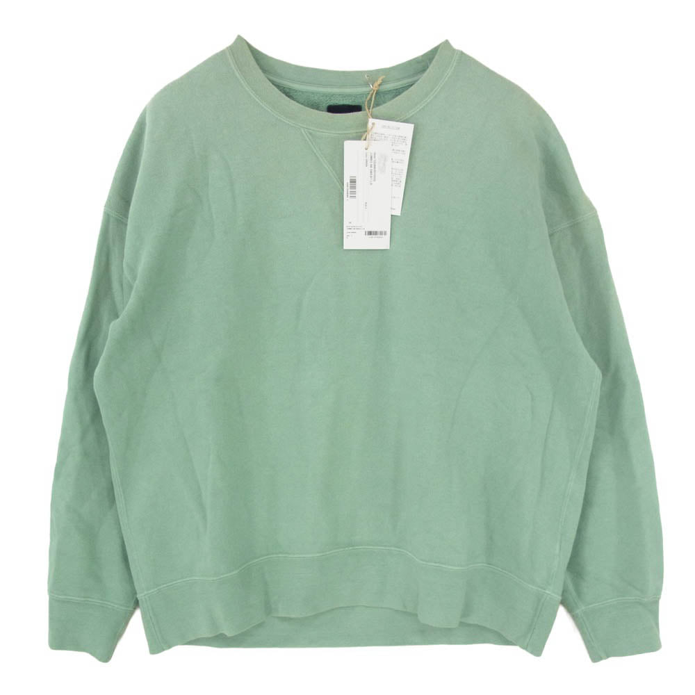 VISVIM ビズビム 24AW 0224905010002 ICT JUMBO SB SWEAT L/S ジャンボ エスビー ロングスリーブ スウェット トレーナー グリーン系 2【中古】