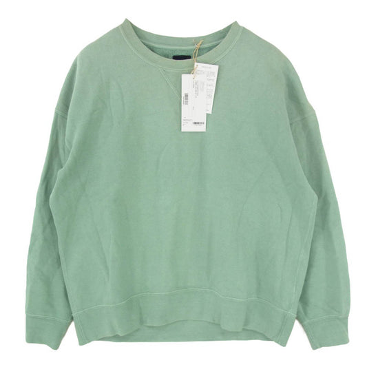 VISVIM ビズビム 24AW 0224905010002 ICT JUMBO SB SWEAT L/S ジャンボ エスビー ロングスリーブ スウェット トレーナー グリーン系 2【中古】