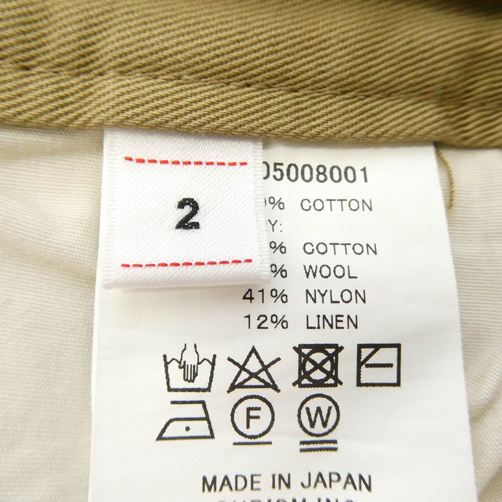 VISVIM ビズビム 24SS 0224905008001 ICT CARROL CHINO PANTS キャロル チノ パンツ ベージュ系 2【中古】
