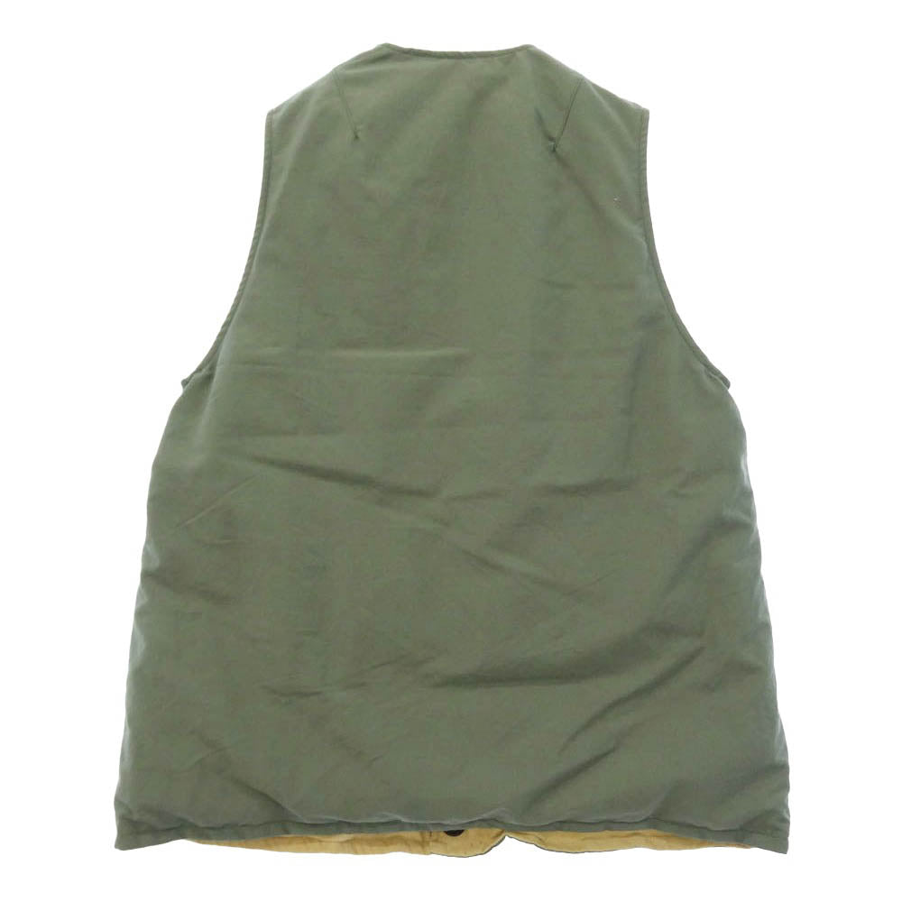 VISVIM ビズビム 21SS 0121105013004 KORA DOWN VEST リバーシブル コラ ダウンベスト ベージュ系 カーキ系 2【中古】