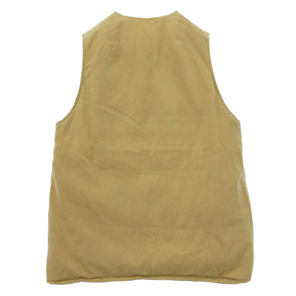 VISVIM ビズビム 21SS 0121105013004 KORA DOWN VEST リバーシブル コラ ダウンベスト ベージュ系 カーキ系 2【中古】
