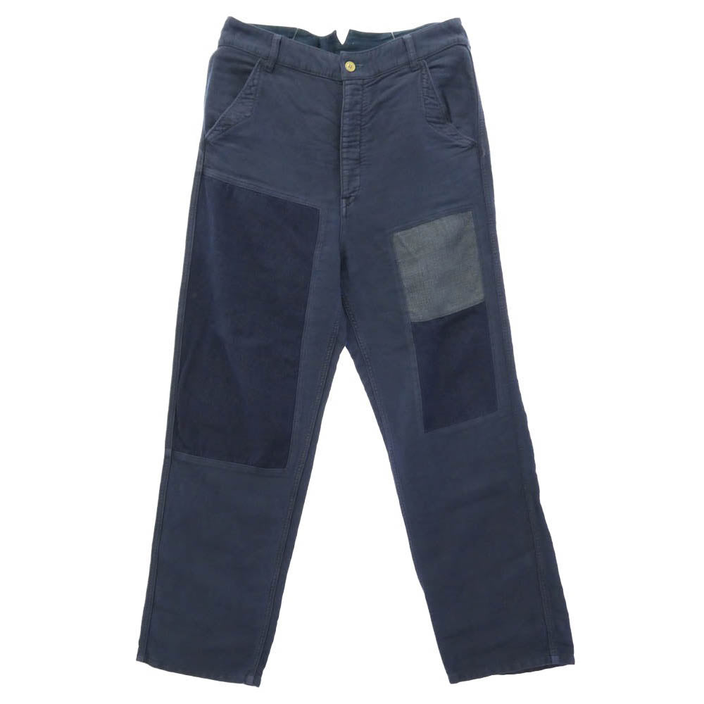 VISVIM ビズビム 25AW 0125205008011 PASTORAL PANTS MOLESKIN DMGD パストラル モレスキン ダメージ パンツ ネイビー系 2【中古】