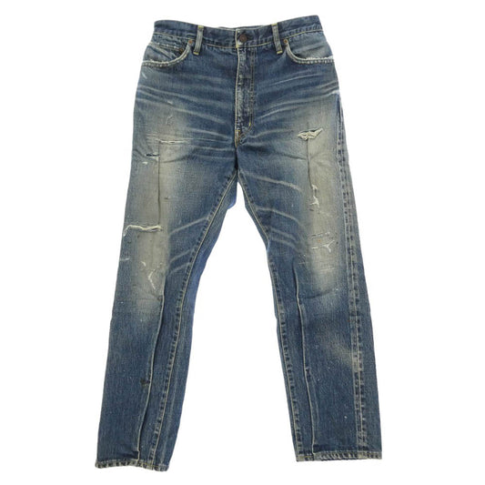 VISVIM ビズビム 22SS 0122105005017 SS JOURNEYMAN PANTS TACKED DMGD エスエス ジャーニーマン タックト ダメージ パンツ インディゴブルー系 1【中古】