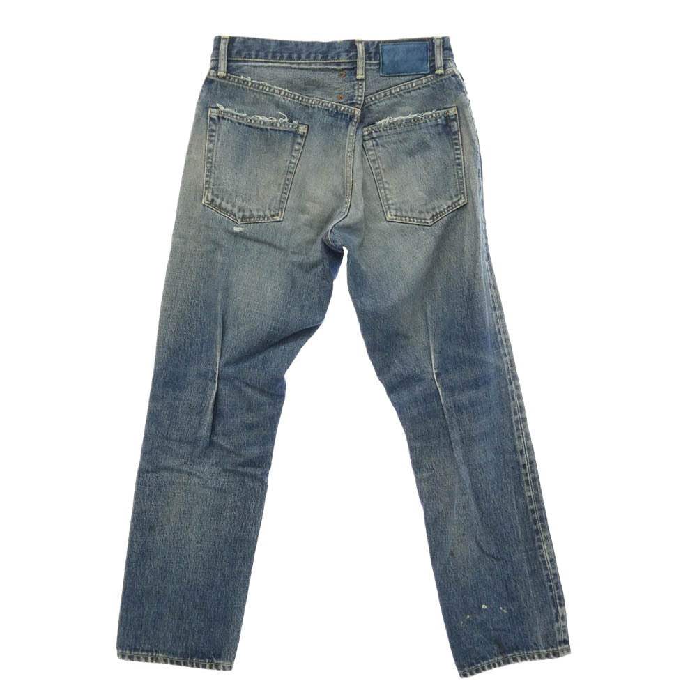 VISVIM ビズビム 22SS 0122105005017 SS JOURNEYMAN PANTS TACKED DMGD エスエス ジャーニーマン タックト ダメージ パンツ インディゴブルー系 1【中古】