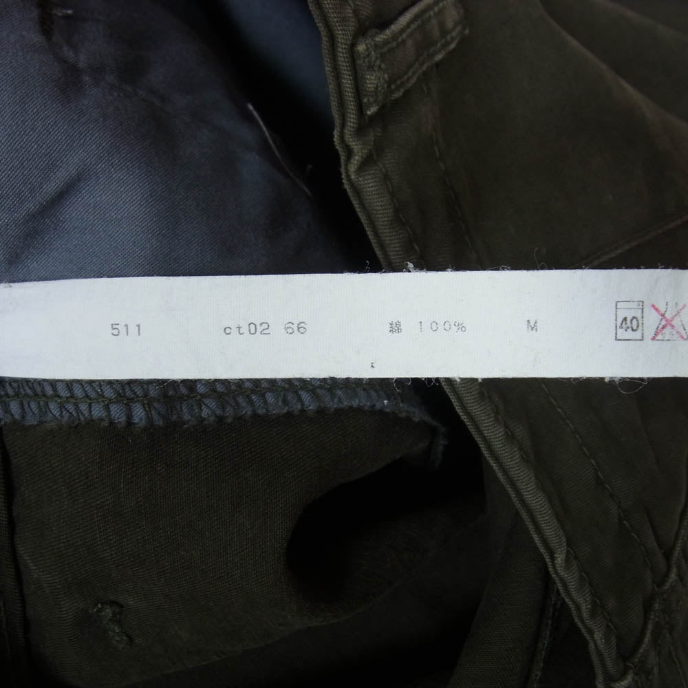 wjk ダブルジェイケイ 511 ct02 66 コットン カーゴ パンツ カーキ系 M【中古】