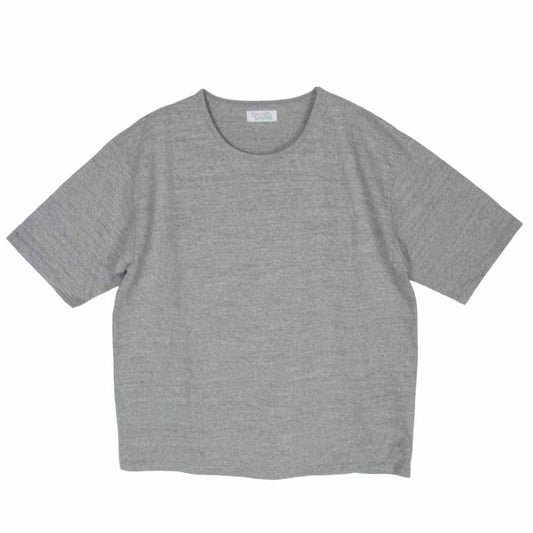 ORGUEIL オルゲイユ OR-9067 Crew T-Shirt クルーネック コットン Tシャツ 半袖 カットソー グレー系 44【中古】