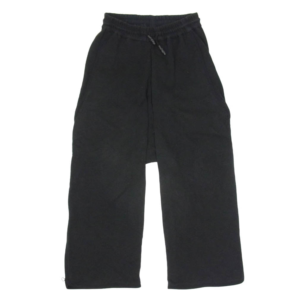 バイボレ コットン ナイロン混 イージー ワイド サルエル パンツ ブラック系 M【中古】