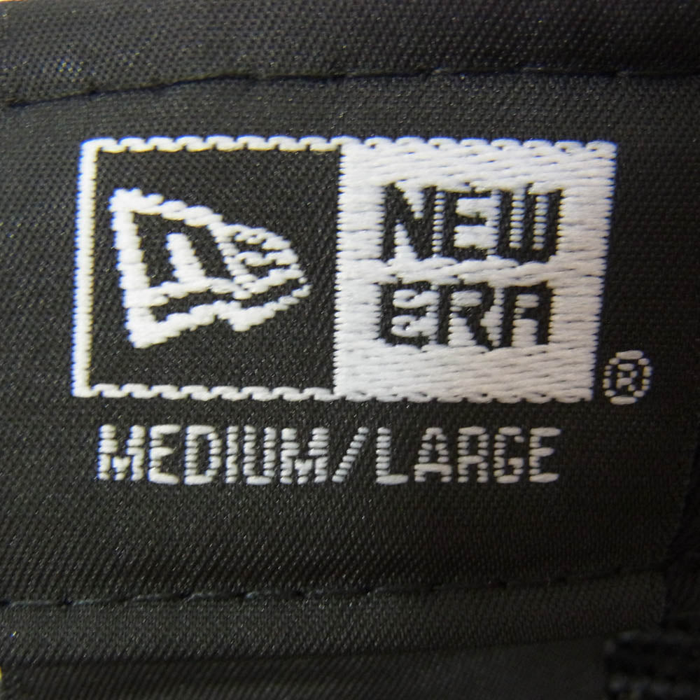 WACKO MARIA ワコマリア NEW ERA ニューエラ 26SS 26SS-WMA-CP04 × NEW ERA 59FIFTY TRUCKER CAP ロゴ刺繍 メッシュ キャップ 帽子 ブラック系 F【中古】
