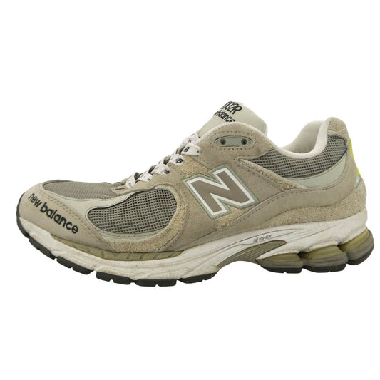 NEW BALANCE ニューバランス N.HOOLYWOOD エヌハリウッド ML2002RV x N.HOLLYWOOD エヌハリウッド × INVINCIBLE インビンシブル 2002R メッシュ スエード スニーカー グレー系 27cm【中古】