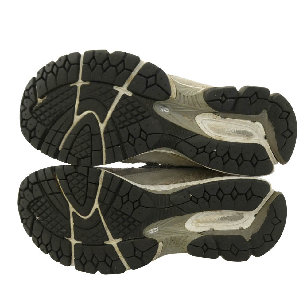 NEW BALANCE ニューバランス N.HOOLYWOOD エヌハリウッド ML2002RV x N.HOLLYWOOD エヌハリウッド × INVINCIBLE インビンシブル 2002R メッシュ スエード スニーカー グレー系 27cm【中古】