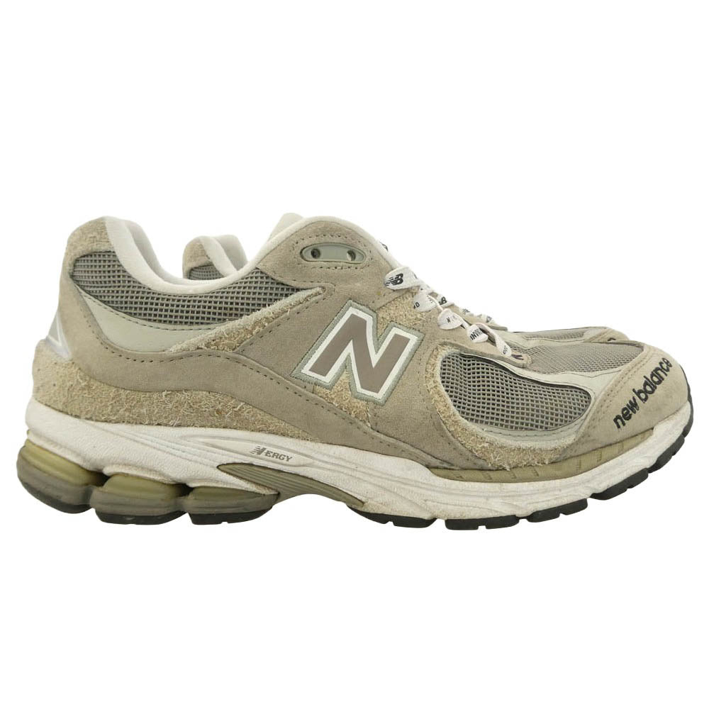 NEW BALANCE ニューバランス N.HOOLYWOOD エヌハリウッド ML2002RV x N.HOLLYWOOD エヌハリウッド × INVINCIBLE インビンシブル 2002R メッシュ スエード スニーカー グレー系 27cm【中古】