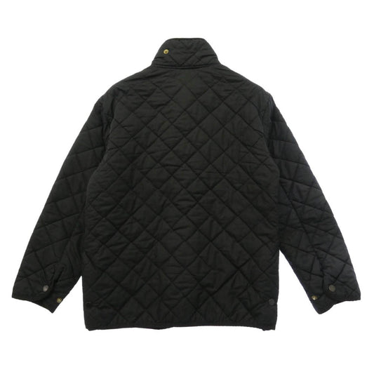 Barbour バブアー 英国製 裏地フリース キルティング ジャケット ブラック系【中古】