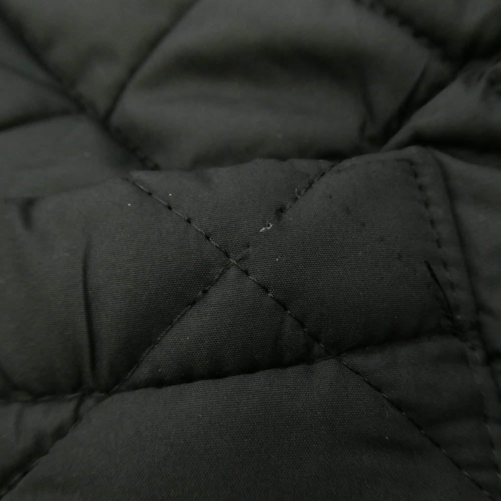 Barbour バブアー 英国製 裏地フリース キルティング ジャケット ブラック系【中古】