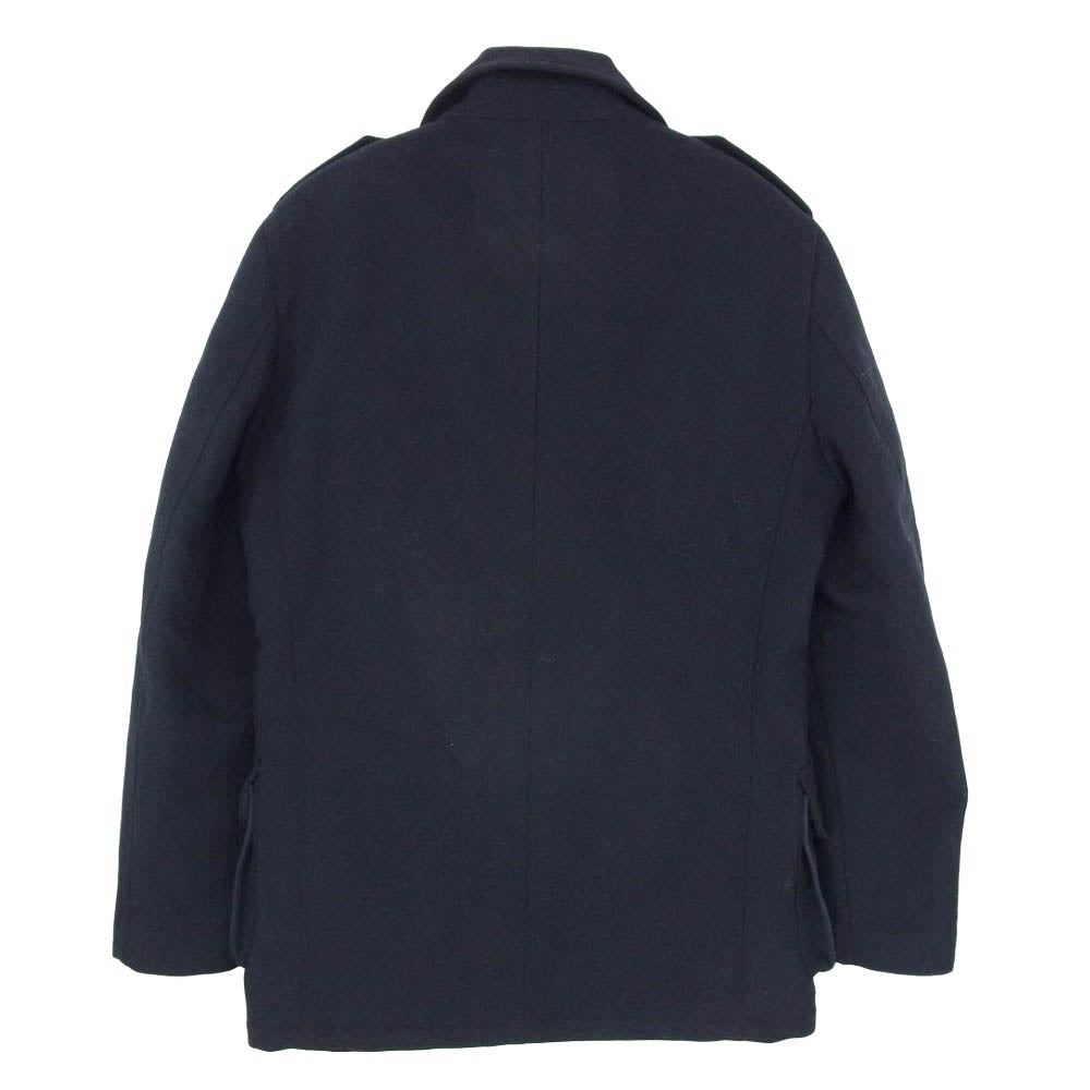 Barbour バブアー 15019 ウール エポレット付 Pコート ピーコート ネイビー系 38【中古】