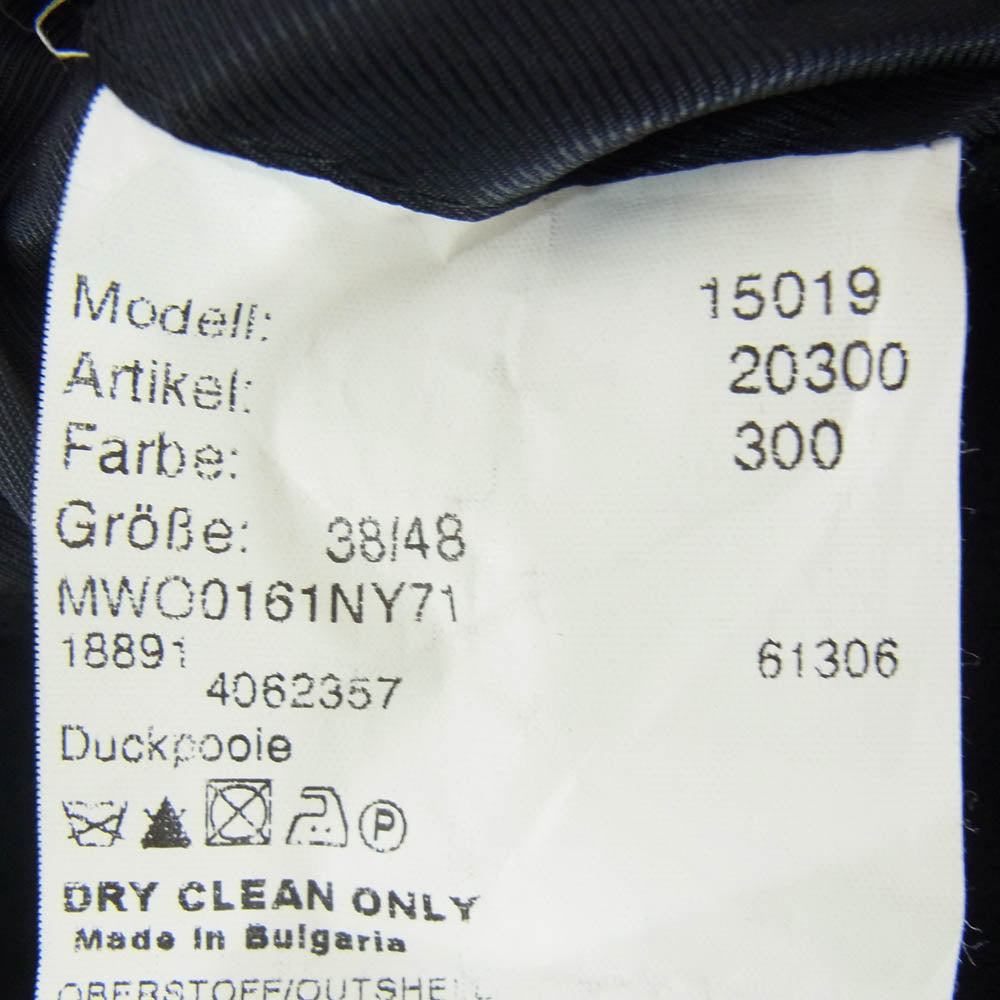 Barbour バブアー 15019 ウール エポレット付 Pコート ピーコート ネイビー系 38【中古】