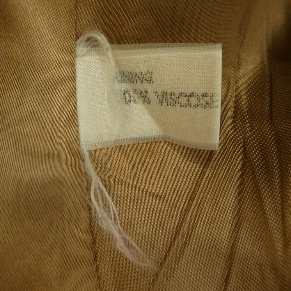 Aquascutum アクアスキュータム 英国製 比翼 ウール ロング コート ベージュ ライトブラウン系【中古】