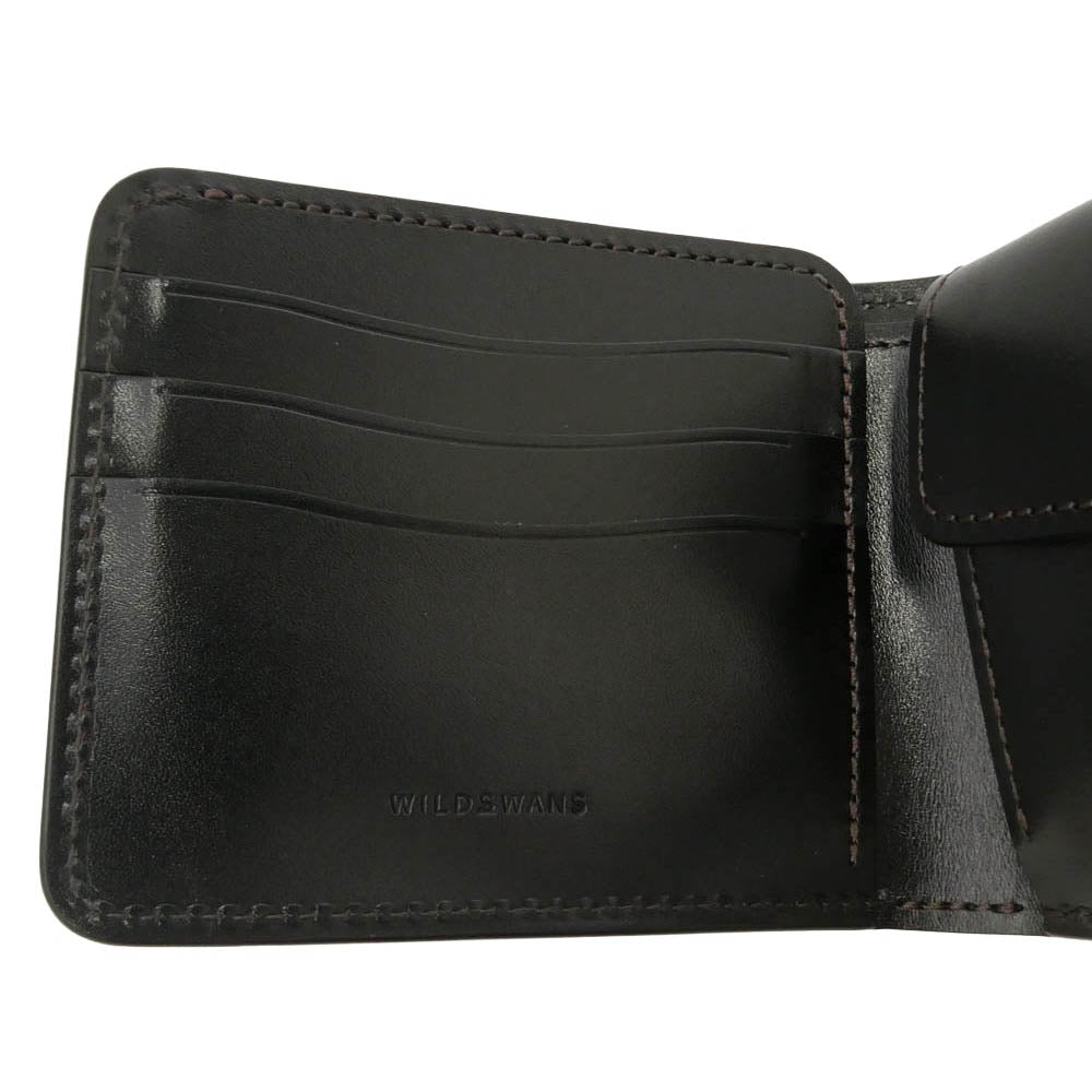 WILDSWANS ワイルドスワンズ GROUNDER HC SD グラウンダー ホーウィンコードバン サドルプルアップ ウォレット ブラック系【極上美品】【中古】