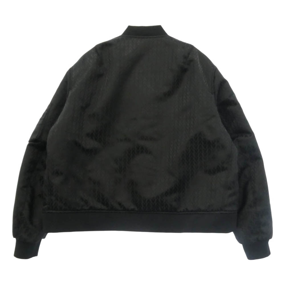 VALENTINO ヴァレンティノ 21AW 3V5CIH807HF Vロゴモノグラム ボンバージャケット ブルゾン ブラック系 50【中古】