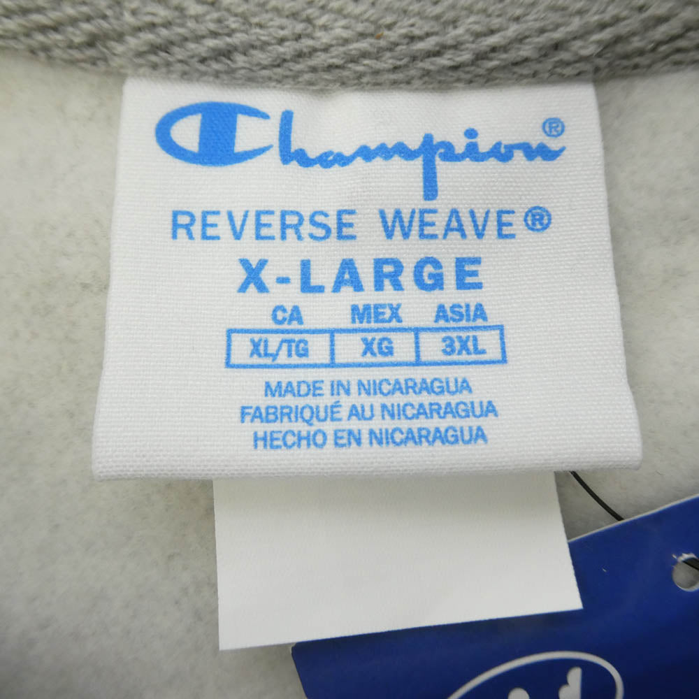 Champion チャンピオン LACMA Hand-Painted Sign Reverse Weave Sweatshirt 美術館 リバースウィーブ クルー スウェット グレー系 3XL【新古品】【未使用】【中古】