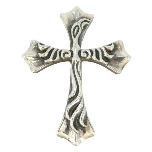 LONE ONES ロンワンズ Spread Eagle Cross LARGE スプレッド イーグル クロス ラージ Lサイズ ペンダントトップ シルバー系【美品】【中古】