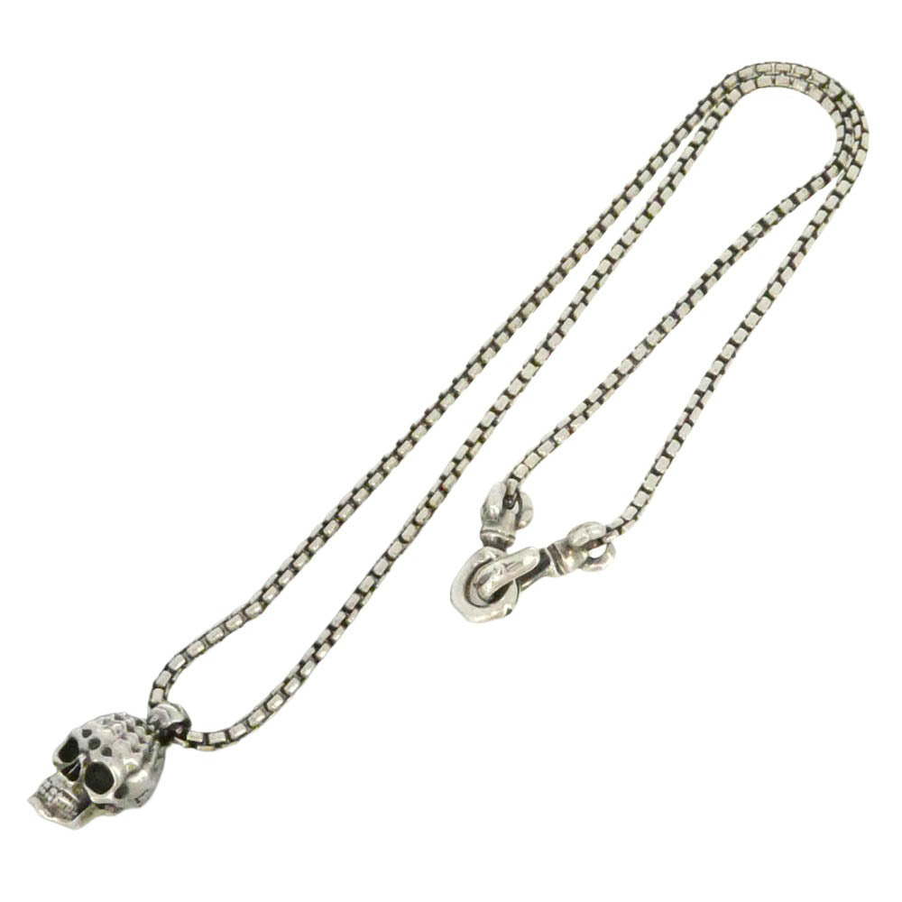LONE ONES ロンワンズ モクシャペンダントトップM + ベーシックネイチャーフック ベネチアンボックスチェーン 18インチ ネックレス シルバー系【美品】【中古】