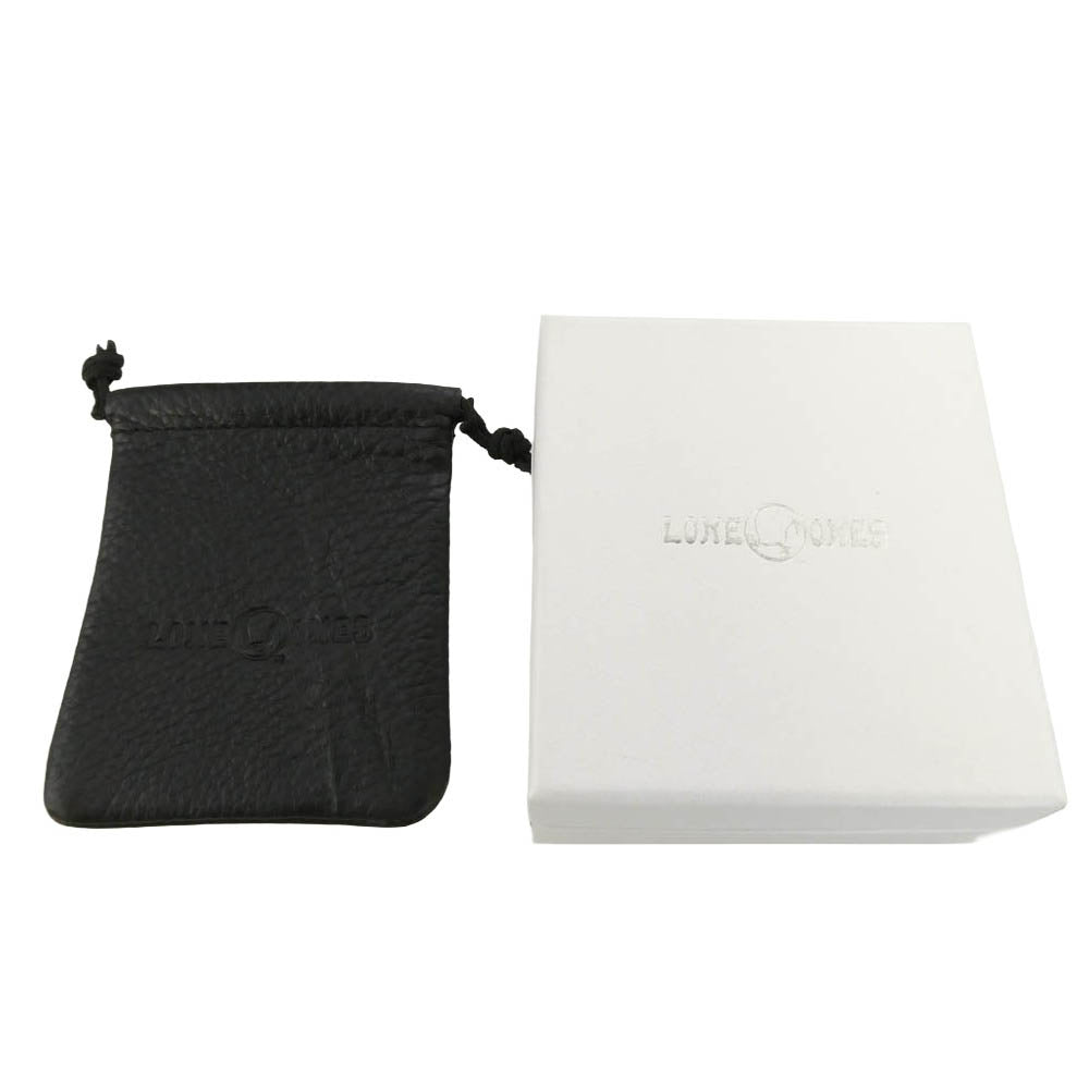 LONE ONES ロンワンズ モクシャペンダントトップM + ベーシックネイチャーフック ベネチアンボックスチェーン 18インチ ネックレス シルバー系【美品】【中古】