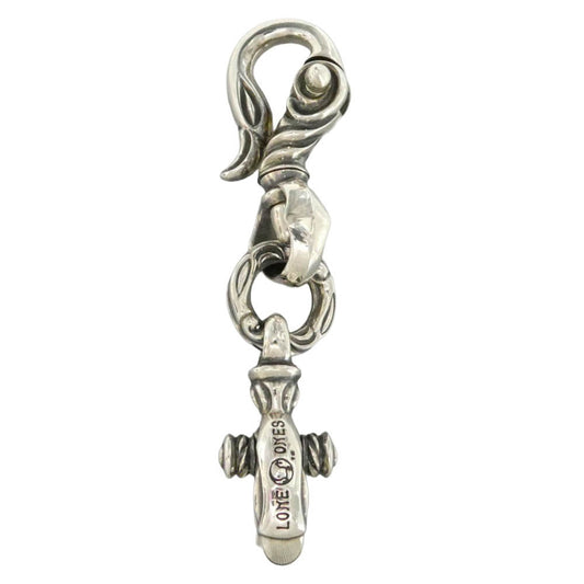 LONE ONES ロンワンズ SWAN CLIP(L) W/ CLASP(L) スワンクリップL ウィズ クラスプL キーリング キーチェーン シルバー系【極上美品】【中古】
