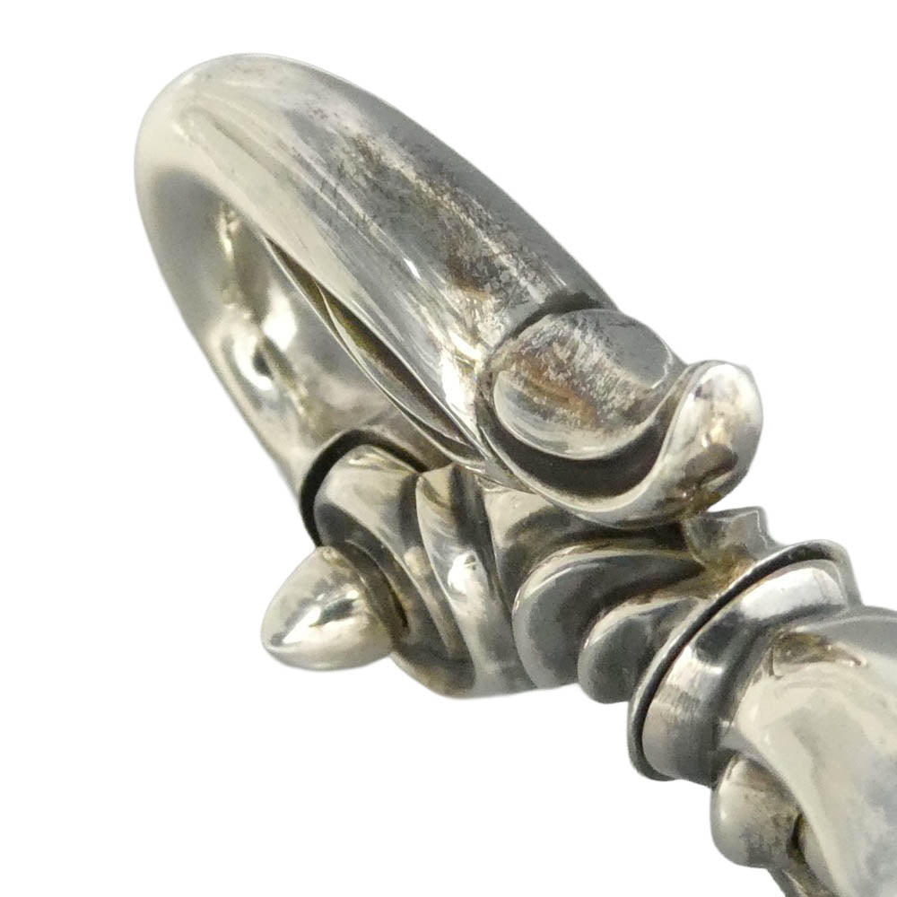 LONE ONES ロンワンズ SWAN CLIP(L) W/ CLASP(L) スワンクリップL ウィズ クラスプL キーリング キーチェーン シルバー系【極上美品】【中古】