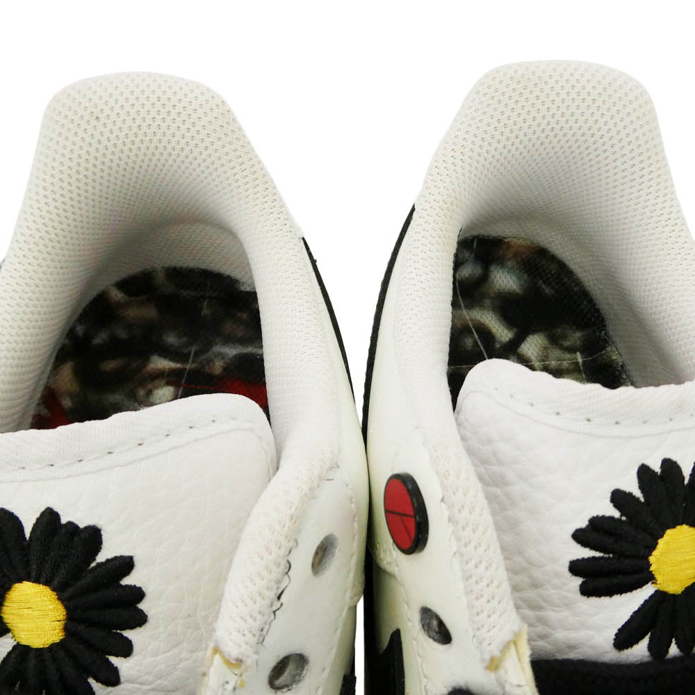 NIKE ナイキ DD3223-100 【フェイクバスターズ鑑定済】 PEACEMINUSONE Air Force 1 Low Para noise White Black G-DRAGON ピースマイナスワン エアフォース1 ロー パラノイズ ホワイト ブラック ジードラゴン ローカットスニーカー ホワイト系 27.5cm【美品】【中古】