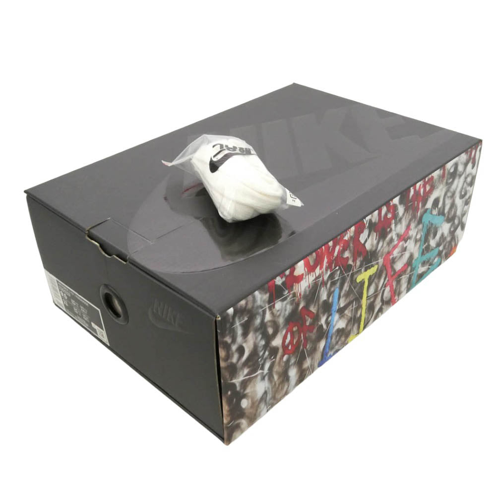 NIKE ナイキ DD3223-100 【フェイクバスターズ鑑定済】 PEACEMINUSONE Air Force 1 Low Para noise White Black G-DRAGON ピースマイナスワン エアフォース1 ロー パラノイズ ホワイト ブラック ジードラゴン ローカットスニーカー ホワイト系 27.5cm【美品】【中古】