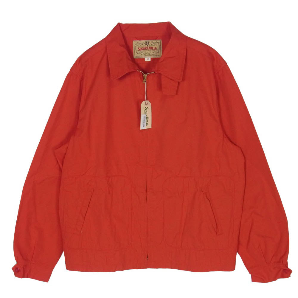SUGAR CANE シュガーケーン SC14355 COTTON SPORTS JACKET コットン スポーツ ジャケット レッド系 42【極上美品】【中古】