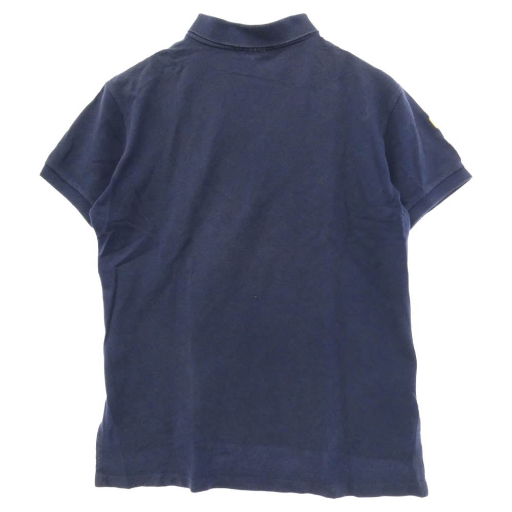 POLO RALPH LAUREN ポロ・ラルフローレン Big Pony Polo Shirt CUSTOM FIT ビック ポニー カスタム フィット ショルダー ナンバリング 半袖 ポロシャツ ネイビー ネイビー系 L【中古】
