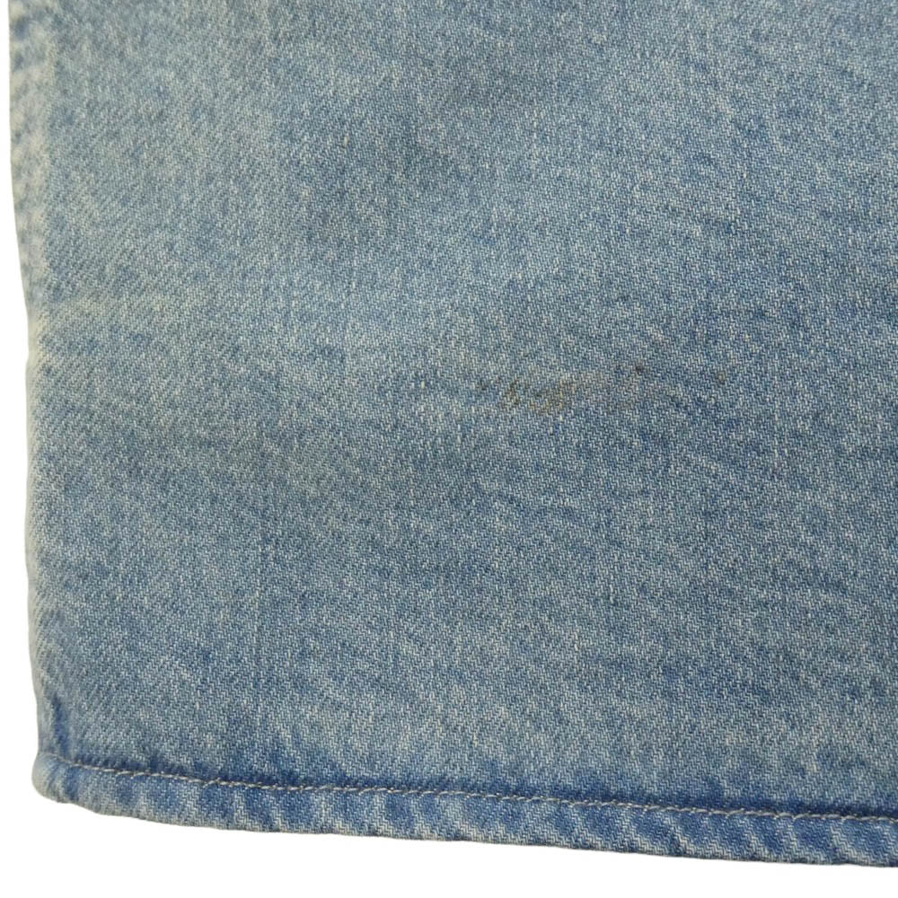 Supreme シュプリーム 26SS Quilted Lined Denim Snap Shirt キルテッド ラインド デニムスナップシャツ キルティング デニム ジャケット ライトブルー系 S【中古】
