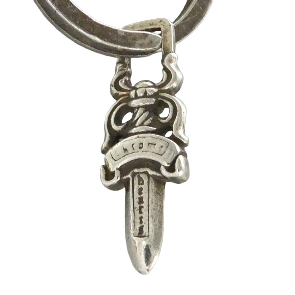 CHROME HEARTS クロムハーツ（原本無） CRAW #5DAGGER クロウチャーム ＃5ダガー キーチェーン シルバー系【中古】