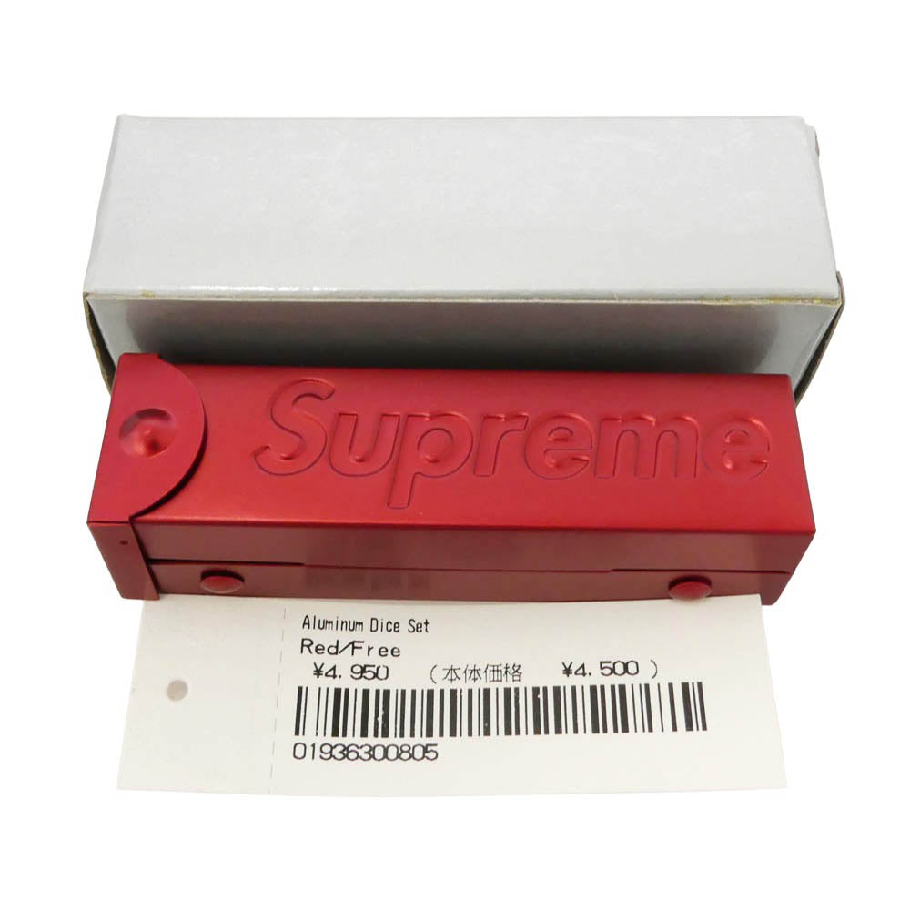Supreme シュプリーム 21SS Aluminum Dice Set アルミニウム ダイス セット レッド レッド系【新古品】【未使用】【中古】