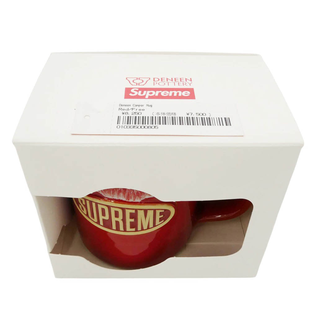 Supreme シュプリーム 25SS Deneen Camper Mug デニーン カンペール マグカップ エンジ系 9×9cm【新古品】【未使用】【中古】
