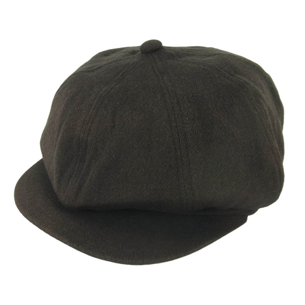 オールドジョー 12SS 12S/S-DQ コットン リネン キャスケット 帽子 ハット 日本製 ダークブラウン系 36【中古】
