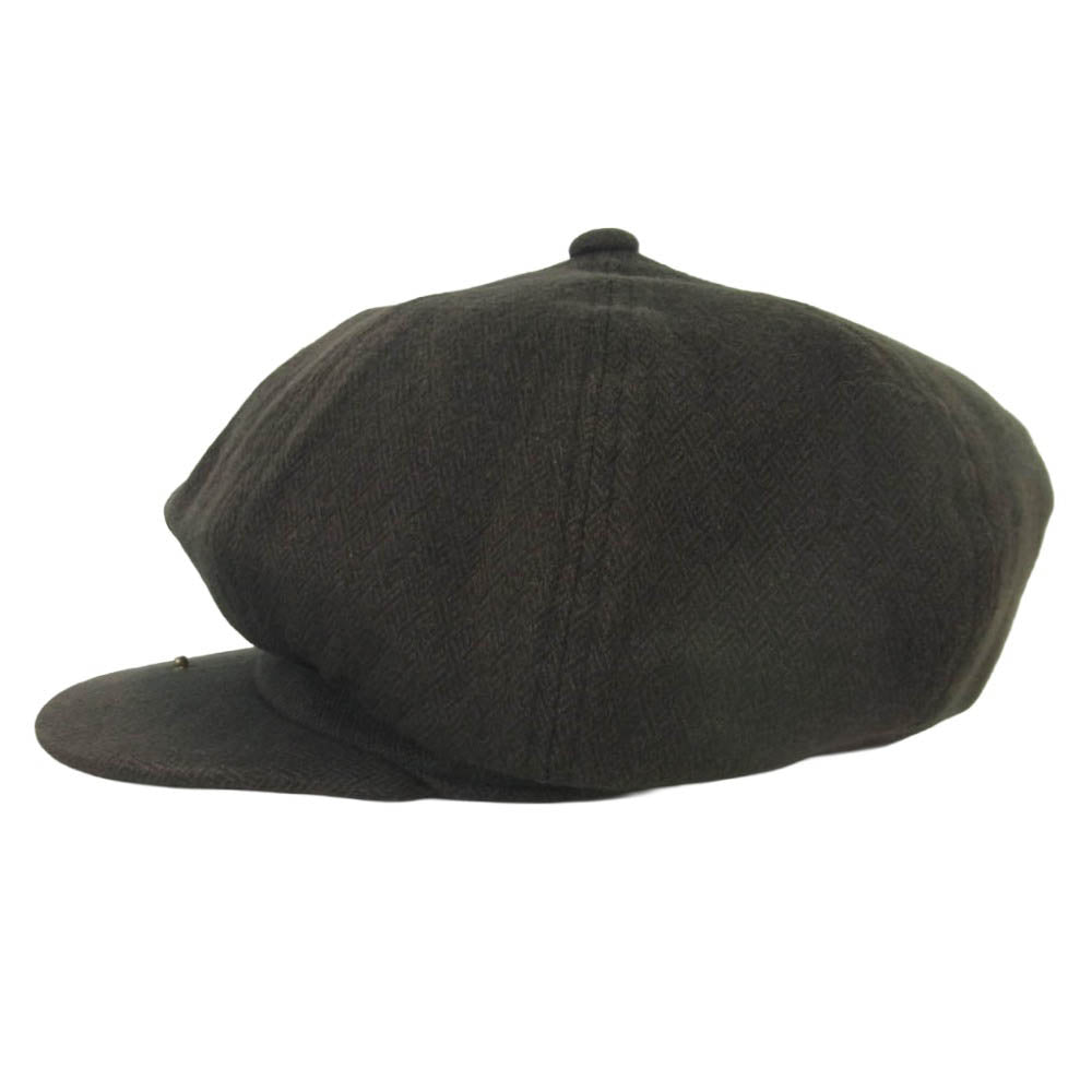 オールドジョー 12SS 12S/S-DQ コットン リネン キャスケット 帽子 ハット 日本製 ダークブラウン系 36【中古】
