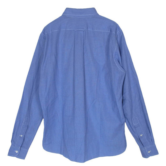 COMME des GARCONS HOMME コムデギャルソンオム 12AW HJ-B007 チェック 綿ブロード 長袖 シャツ ライトブルー系 S【中古】