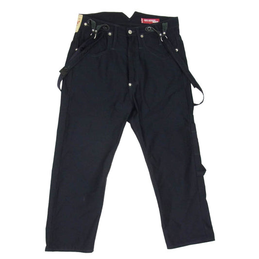 JUNYA WATANABE COMME des GARCONS MAN ジュンヤワタナベコムデギャルソンマン 21SS WG-P207 × Levi's リーバイス モールスキン サスペンダー オーバーオール パンツ ブラック系 S【美品】【中古】