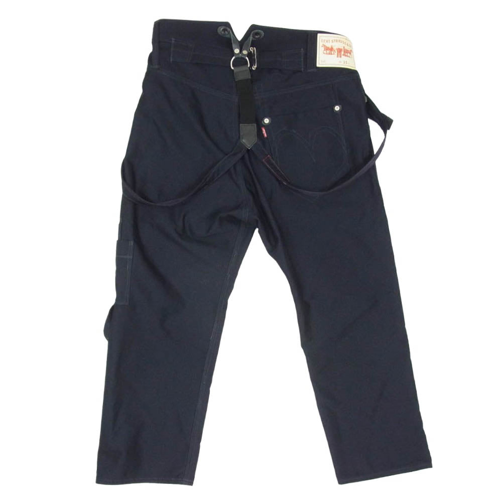 JUNYA WATANABE COMME des GARCONS MAN ジュンヤワタナベコムデギャルソンマン 21SS WG-P207 × Levi's リーバイス モールスキン サスペンダー オーバーオール パンツ ブラック系 S【美品】【中古】