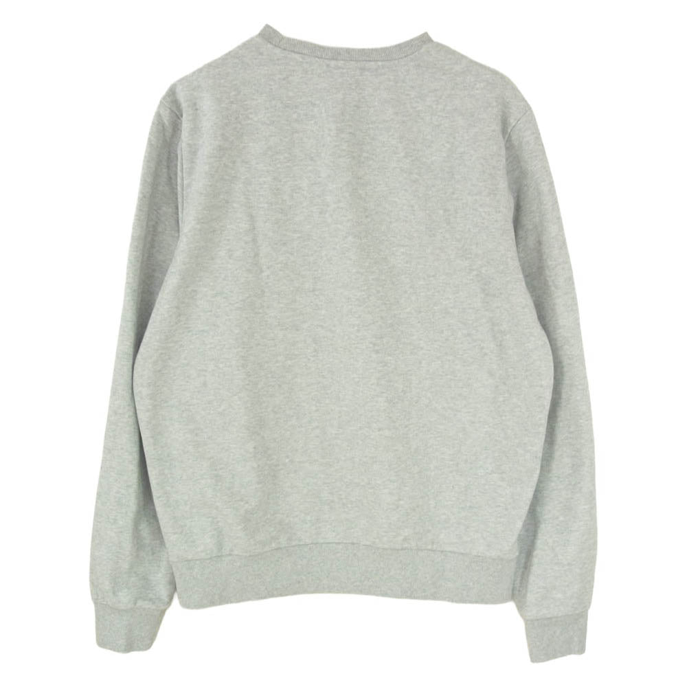 DIESEL ディーゼル A06494 S-GINN-K26 ロゴプリント クルーネック スウェット トレーナー グレー系 XL【中古】