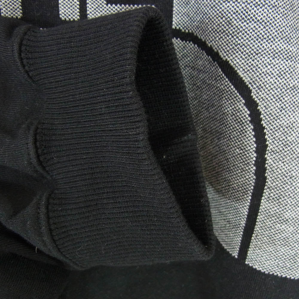 THE NORTH FACE ノースフェイス NT62438 Jacquard Half Dome Crew ジャカードハーフドーム クルーネック スウェット トレーナー ブラック系 XL【中古】